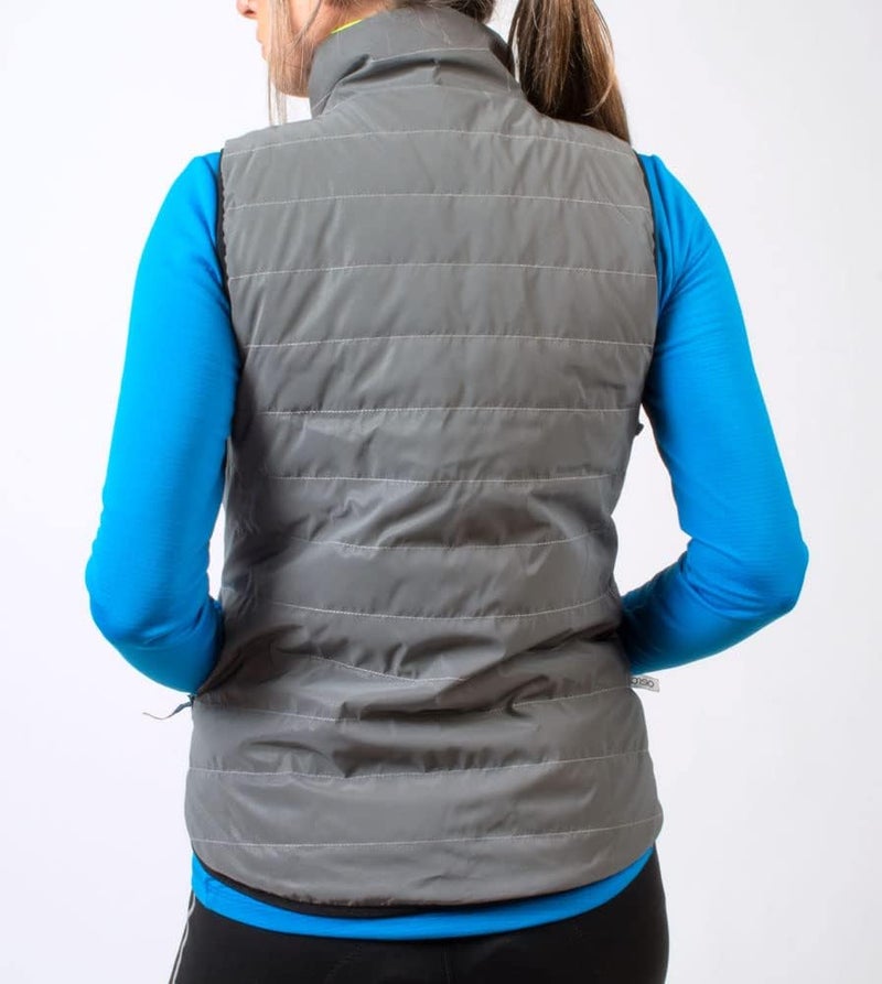 AERO|TECH|DESIGNS | Women's Sierra Vest | Reversible Hi-Viz Reflective and Safety Yellow - Image 5